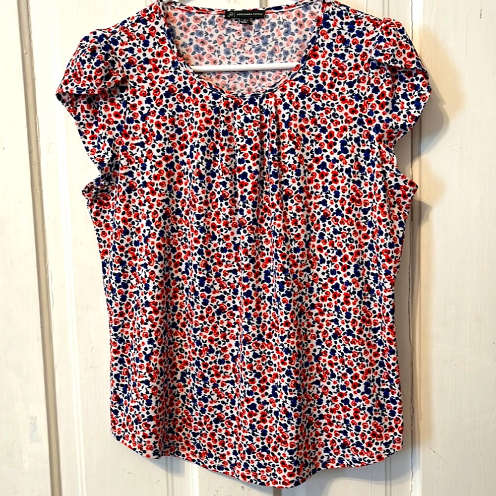 Tulip sleeve blouse- Adrianna Papell, size S